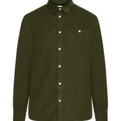 KnowledgeCotton Apparel - Regular 26-Wales Corduroy Shirt - Hemd
