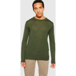 KnowledgeCotton Apparel - Regular Merino Knit Crew Neck - Wollpullover