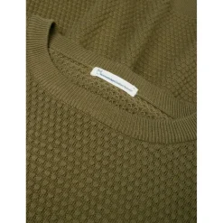 KnowledgeCotton Apparel - Vagn Regular Bubble Knit Crew Neck - Wollpullover