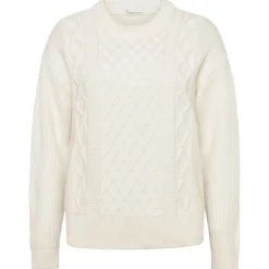 KnowledgeCotton Apparel - Women's Cotton Cable Crew Neck - Wollpullover