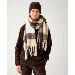 KnowledgeCotton Apparel - Embossed Owl DL Wool Beanie - Mütze