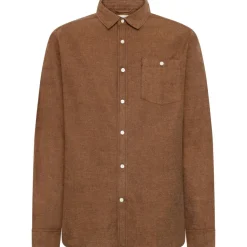 KnowledgeCotton Apparel - Zig-Zag Twill Structure Shirt - Hemd