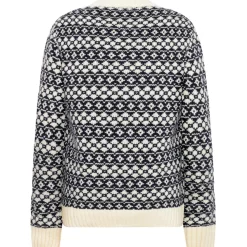 KnowledgeCotton Apparel - Women's Fair Isle Crew Neck - Wollpullover