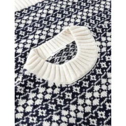 KnowledgeCotton Apparel - Women's Fair Isle Crew Neck - Wollpullover