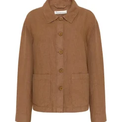 KnowledgeCotton Apparel - Women's Regular Linen Overshirt - Freizeitjacke