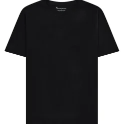 KnowledgeCotton Apparel - Regenerative Organic Cotton Chest Embroidery II - T-Shirt