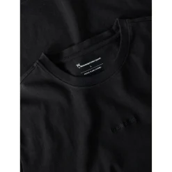 KnowledgeCotton Apparel - Regenerative Organic Cotton Chest Embroidery II - T-Shirt