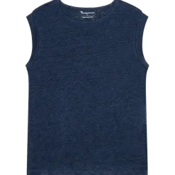 KnowledgeCotton Apparel - Women's Loose Fold Up Linen - Top