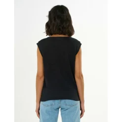 KnowledgeCotton Apparel - Women's Loose Fold Up Linen - Top