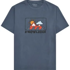 KnowledgeCotton Apparel - Regenerative Organic Cotton Front Print T-Shirt - T-Shirt
