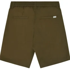 KnowledgeCotton Apparel - Fig Loose Poplin Elastic Waist String Shorts - Shorts