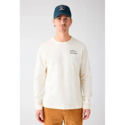 KnowledgeCotton Apparel - Long Sleeved Camping Back Print - Longsleeve