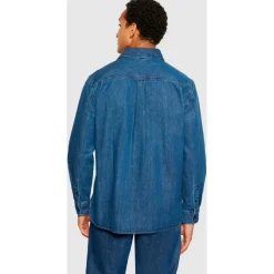 KnowledgeCotton Apparel - Loose Denim Shirt - Hemd
