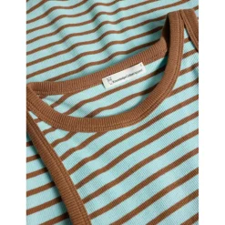 KnowledgeCotton Apparel - Women's Striped Racer Rib Top - Top