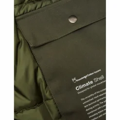 KnowledgeCotton Apparel - Long Soft Shell Jacket Climate Shell - Mantel