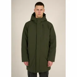 KnowledgeCotton Apparel - Long Soft Shell Jacket Climate Shell - Mantel