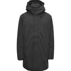 KnowledgeCotton Apparel - Long Soft Shell Jacket Climate Shell - Mantel