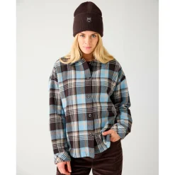 KnowledgeCotton Apparel - Women's Heavy Flannel Check - Bluse