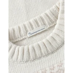 KnowledgeCotton Apparel - Lampswool Campaign Pattern C. Neck - Wolljacke