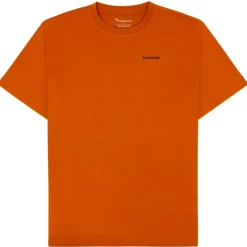 KnowledgeCotton Apparel - S/S Heavy Single MTN Back Print - T-Shirt