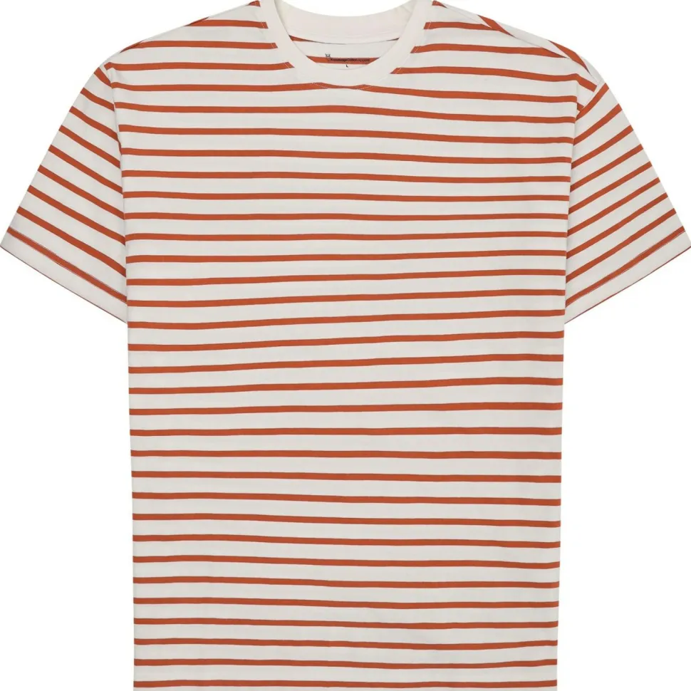 KnowledgeCotton Apparel - Organic Cotton Striped T-Shirt - T-Shirt