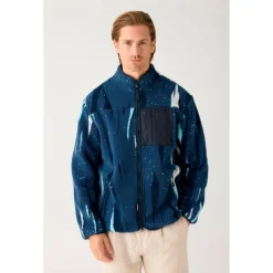 KnowledgeCotton Apparel - Loose Fit Northern Lights Fleece - Fleecejacke