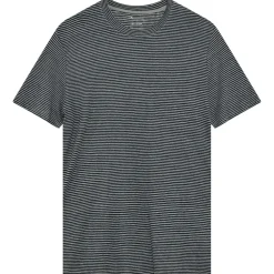 KnowledgeCotton Apparel - Organic Linen Striped T-Shirt - T-Shirt