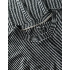 KnowledgeCotton Apparel - Organic Linen Striped T-Shirt - T-Shirt