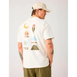 KnowledgeCotton Apparel - Regenerative Organic Cotton Back Print T-Shirt - T-Shirt