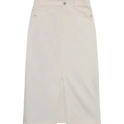KnowledgeCotton Apparel - Women's Mid Length H. Twill Skirt - Rock