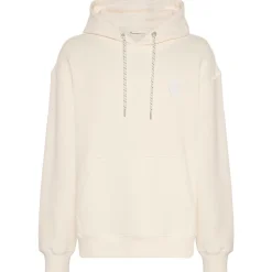 KnowledgeCotton Apparel - Loose Kangaroo Pocket Sweat with Embroidery - Hoodie