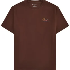 KnowledgeCotton Apparel - Regenerative Organic Cotton Chest Print T-Shirt - T-Shirt