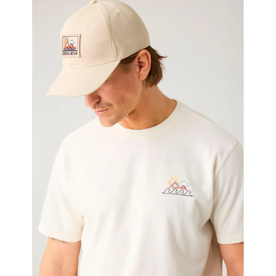 KnowledgeCotton Apparel - Regenerative Organic Cotton Chest Print T-Shirt - T-Shirt