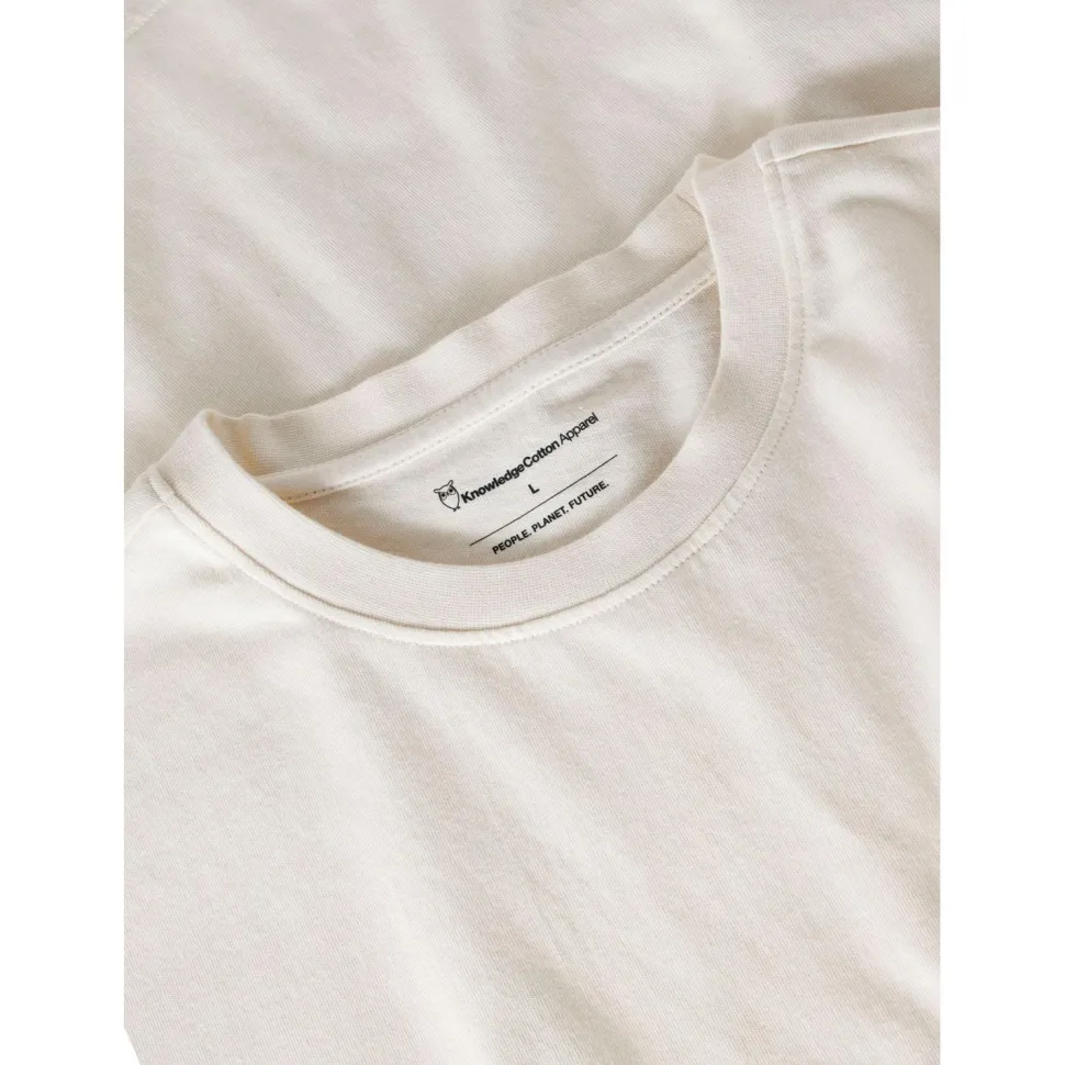 KnowledgeCotton Apparel - Regenerative Organic Cotton Chest Print T-Shirt - T-Shirt