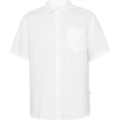 KnowledgeCotton Apparel - Regular Linen S/S Shirt - Hemd