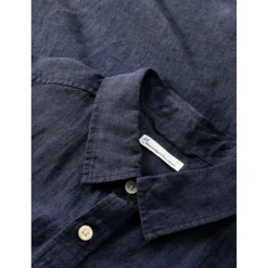 KnowledgeCotton Apparel - Regular Linen S/S Shirt - Hemd