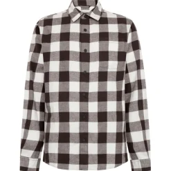 KnowledgeCotton Apparel - Regular Fit Checkered Flannel - Hemd