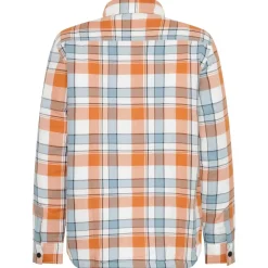 KnowledgeCotton Apparel - Checked Loose Fit Padded Overshirt - Hemd