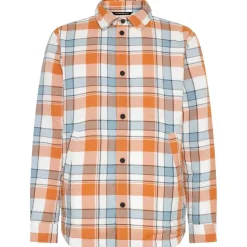 KnowledgeCotton Apparel - Checked Loose Fit Padded Overshirt - Hemd