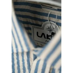 LAKOR - Seer Sucker Short Sleeve Shirt - Hemd