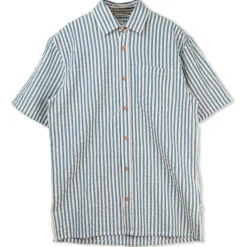 LAKOR - Seer Sucker Short Sleeve Shirt - Hemd