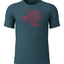 Löffler - Printshirt Cottage Merino-Tencel - Merinoshirt