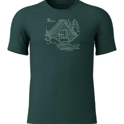 Löffler - Printshirt Cottage Merino-Tencel - Merinoshirt