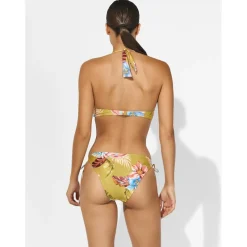 Lidea - Women's Botanic Burst Bikini Top Neck Halter - Bikini-Top