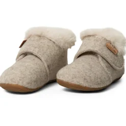 Living Kitzbühel - Kid's Karla Kragen Klettschuh - Hausschuhe