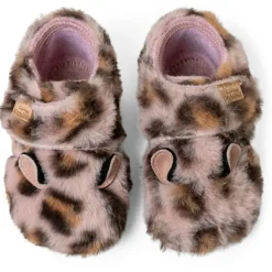 Living Kitzbühel - Kid's Lotte Leopard Klettschuh - Hausschuhe
