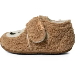 Living Kitzbühel - Kid's Smiley Plüsch-Klettschuh - Hausschuhe