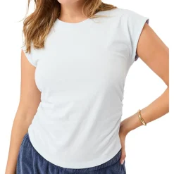 Mandala - Women's Side Ruffled Top - T-Shirt