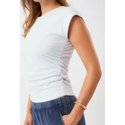 Mandala - Women's Side Ruffled Top - T-Shirt