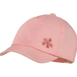 maximo - Baby Girl's Cap Flower Stick Flexdach Klett - Cap